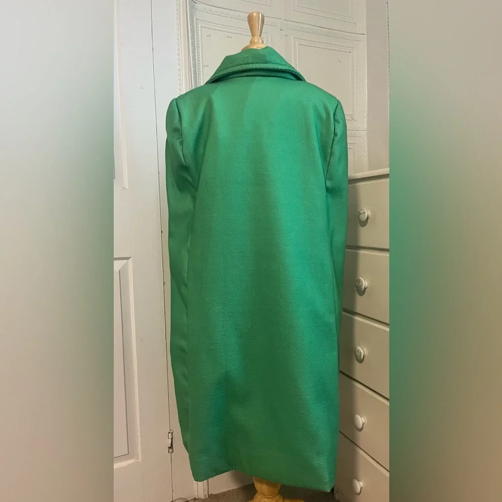 Blair Waldorf Inspired Green Sleeveless Jacket Rare Gossip Girl Style - Picture 6 of 15